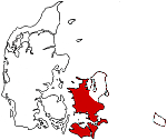 Sjælland, Lolland, Falster og Møn