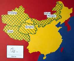 Kort over Kina